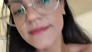 Hidden Camera Catches Latina Neighbor Stripping And Seducing With Big Ass