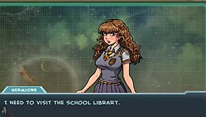 getting hermione to flash us in this anime game part