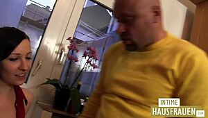 Hey, check this pretty milfy bitch with a shaved look, wanna join us tonight?