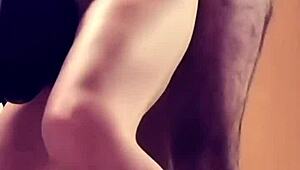 I gave her a backstage blowjob but it was so messy