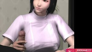 hentai nurse: 'want me to suck your cock?'