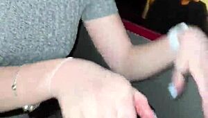 real sex in public at cinema, so risky - darcy dark