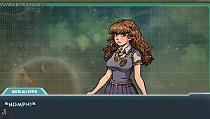 getting hermione to flash us in this anime game part