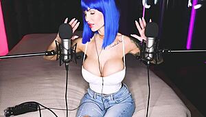 big tits babe asmr dirty talk hands free cum