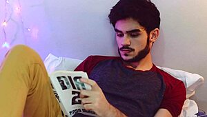 The thief who stole his books gets caught.