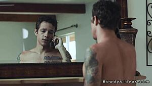 Gay criminal enjoys anal with partner post-release