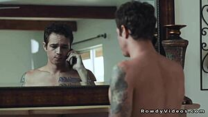 Gay criminal enjoys anal with partner post-release