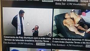 primeiro trabalho do nego catra como diretor ja superou 24 milhoes e meio de visualizacoes com paty bumbum e anao zezinho teves