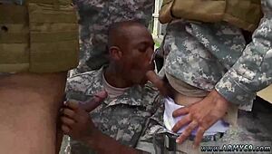 Army Men Engage In Intense Gay Fucking In The Shower, With Explosions And Failures Adding To The Raw Action