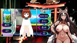 Night fox kodama explodes in pako pako train real play with car touching in 3d hentai sex