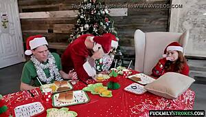christmas fam orgy with charlotte sins, man i cant beleive this hapened