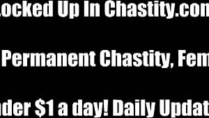 How Does Your New Chastity Device Feel? It Locks Away Your Cock For Femdom Play