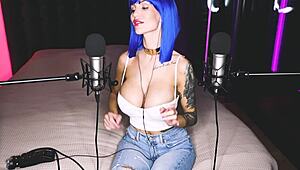 big tits babe asmr dirty talk hands free cum