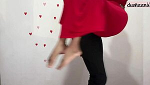 Asian couple fucks hard after dance class