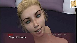 triangle sex scenes unfold with big tits and wild cartoon action