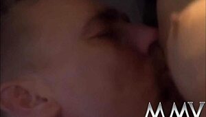 Chesty babe casually rides a large dick, getting a facial.