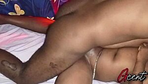 Ebony Couple Shares Intimate Moments In Passionate Bedroom Encounter After Dark