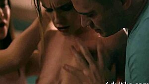 sneaky ex-girlfriend stalks and fucks us in rough action