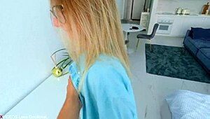 Hot stepsister teases me and lets me cum in her panties