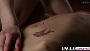 Jenna Ross and Kiera Winters get fierce with rough outdoor teen action.