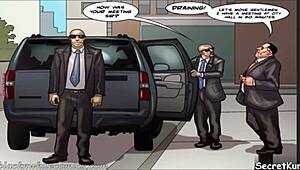 Brutal Fucking! Big Dick Politician Pounds Protester Hard!