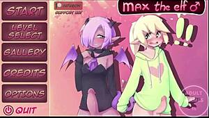 max the elf in anime cartoon adventure