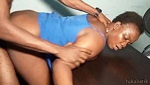 Aunty Rabaotu, the choir leader, got drilled hard on Pastor Jerry's office desk