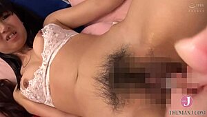 Haruna's Amateur Lesbian Friends Finger Each Other to Climax