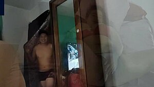 Spying Neighbor’s Room With Camera for Sexy View
