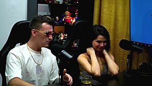 O Ruan Kisses Natasha Naturista Hard by the Sea While Husband Watches.