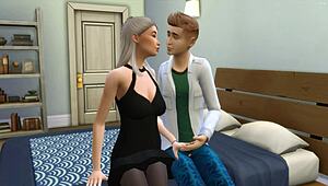 Stepson Leaves Stepmother Pregnant With Monster Cock On New Year's Eve