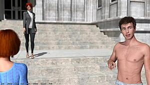 Damn, Helping the Hot Redhead President in Being a Dik 06!