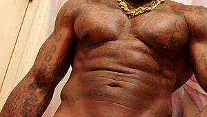 Big Black Hairy Dick Worships Hallelujah Johnson's Daddy