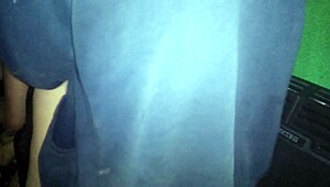 I pull her thong aside and fuck her on the kitchen couch