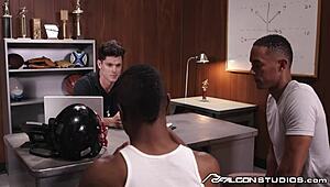 Coach Devin Franco Teaches Jocks Intense Fuck Train Lesson