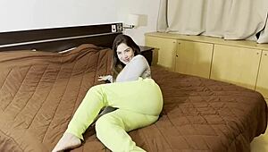 Blonde Colombian Sara Blonde surprises with intense fucking of old friend during Buenos Aires trip, deepthroat and big cock action.