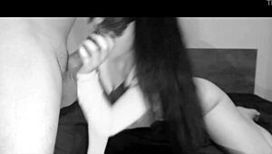 Vizooo69 homemade fucks pussy with huge dildo and sucks cock