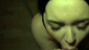 flashing big tits in snowy public