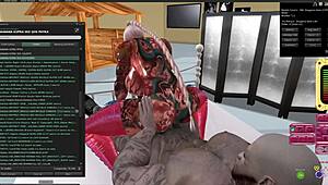 black bull addict fucks interracial whore with creampie and anal