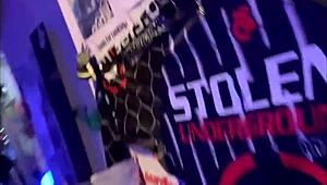 amateur blonde sucks cock, swallows, fucks hairy pussy and big ass.