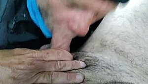 Backseat Uncut Fun with Amateur Guys in a Car