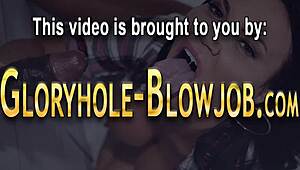 Gloryhole slut, wanna see my ass fucked hard with a monster cock in wild action?