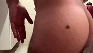 wife getting fucked by two guys in kitchen, deepthroat gagging and choking