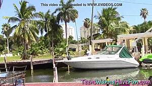 Watch This Teen Get Drilled Hard!