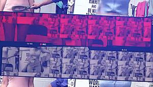 shoplyfter mylf - gorgeous milf kayla paige caught stealing. undergoes intense strip search in backroom