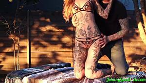 Johnnygoodluck Tattoo Babe Penny Archer Eaten Out and Fucked