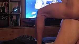 In this homemade scene, he fists and fucks the bent-over guy