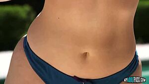 cocked guy gets sloppy blowjob from redhead babe