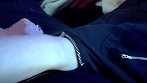 amateur blonde sucks cock, swallows, fucks hairy pussy and big ass.