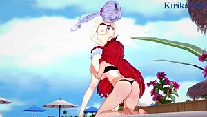 Kanade Am and Chris Yukine Intense Play